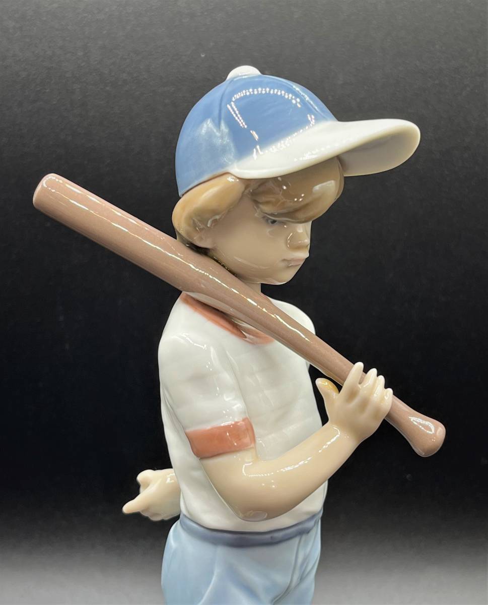Yahoo!オークション - 美品 リヤドロ 「野球少年」 #7610 オリジナルボ