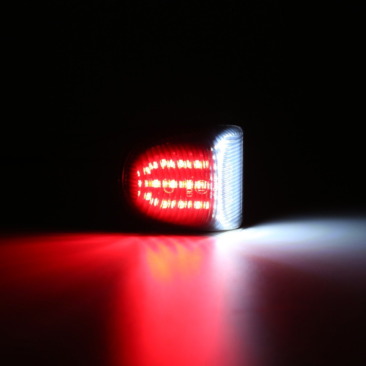 シボレー サバーバン タホ シルバラード アバランチ LED ライセンスランプ ナンバー灯 レッドマーカー内蔵 R-468_画像5