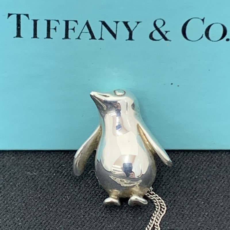 ＴＩＦＦＡＮＹ＆Ｃｏ．レディース シルバー ９２５  ティファニー ネックレス ペンギン モチーフ 巾着 箱あり アクセサリー/247