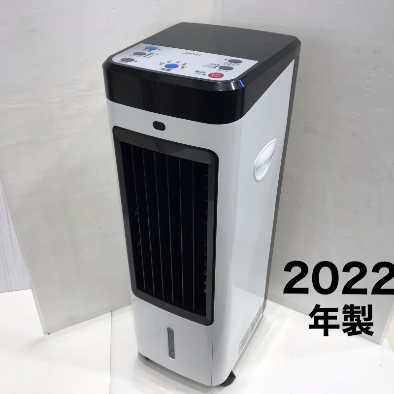 美品 Ｊｅｎｉｘ ジェニックス ２０２２年製 ホワイト 白 プラズマイオン冷風扇 ＫＭ−０１１ 扇風機 冷房 リモコン付 電化製品/248 