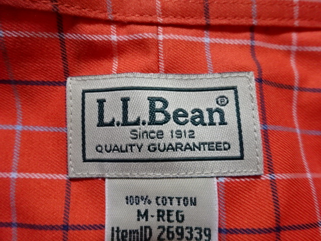 ●L.L.Bean エルエルビーン 半袖シャツ M ●0711●の画像2