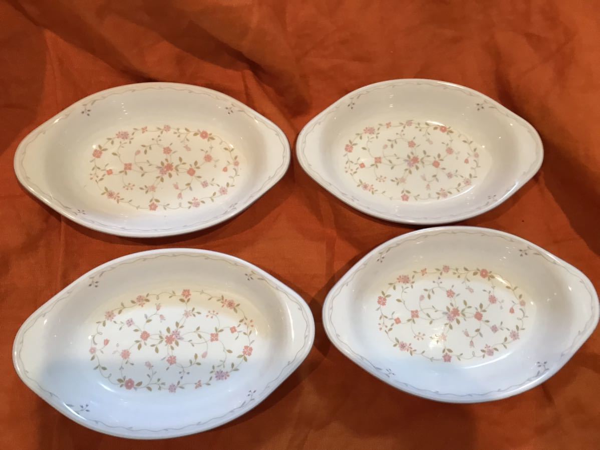 ［中古］ノリタケ☆NORITAKE☆NEW DECADE☆florence☆グラタン皿☆4個_画像2