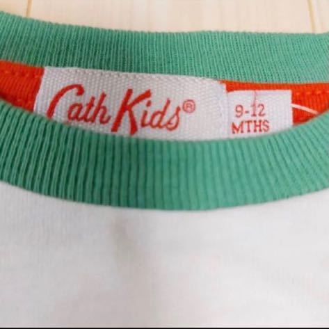 キャスキッドソン キャスキッズ 長袖 Tシャツ 9〜12ヶ月 ガレージステーション 70 Cath Kidston Cath Kids ベビー服 肩 スナップ 車 乗り物_画像3