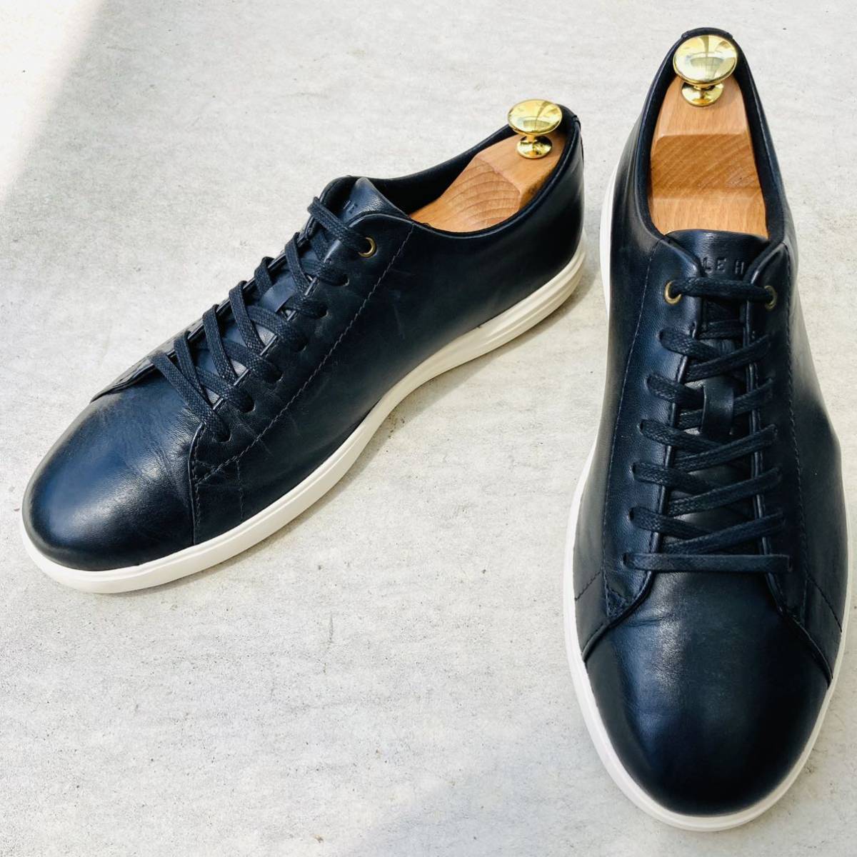 ☆極美品☆ コールハーン COLEHAAN レザースニーカー グランドシリーズ