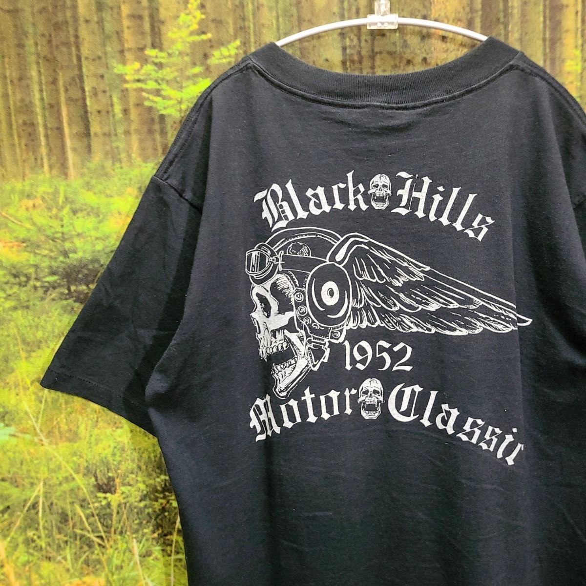 90s　90年代 アメリカ　USA　USA古着　ビンテージ　黒　シングルステッチ　丸首　オーバーサイズ　Tシャツ　ヴィンテージ