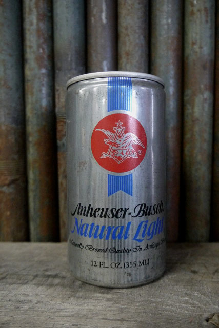 ビンテージNaturalLightBEER缶 [gopd-571]検アメリカ/USA/1970年代/BEER空き缶/コレクション雑貨/ナチュラルライト/ガーデニング雑貨_画像2