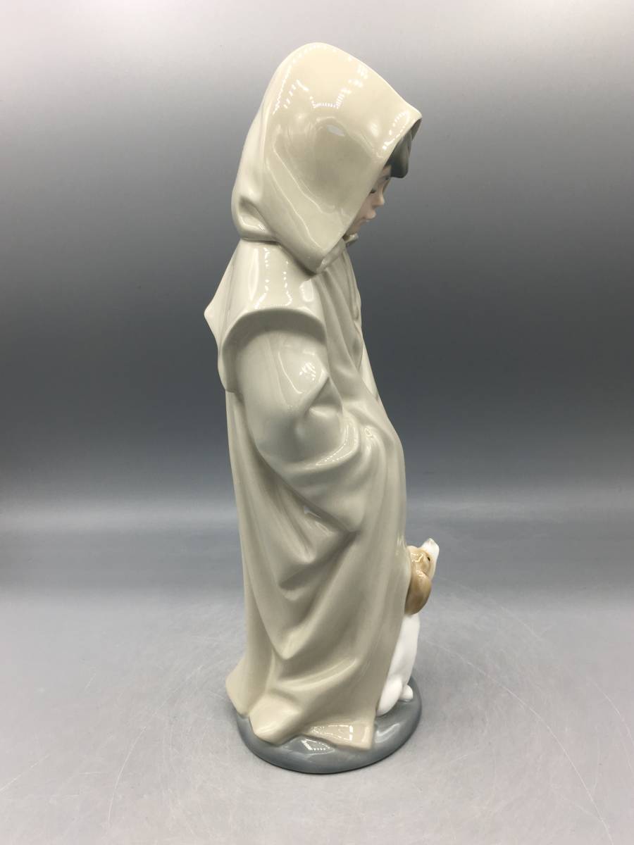 リヤドロ LLADRO ナオ Nao 陶器人形 少年 男の子 犬 高さ26.5cm フィギュリン スペイン製 陶器 置物 リアドロ_画像7