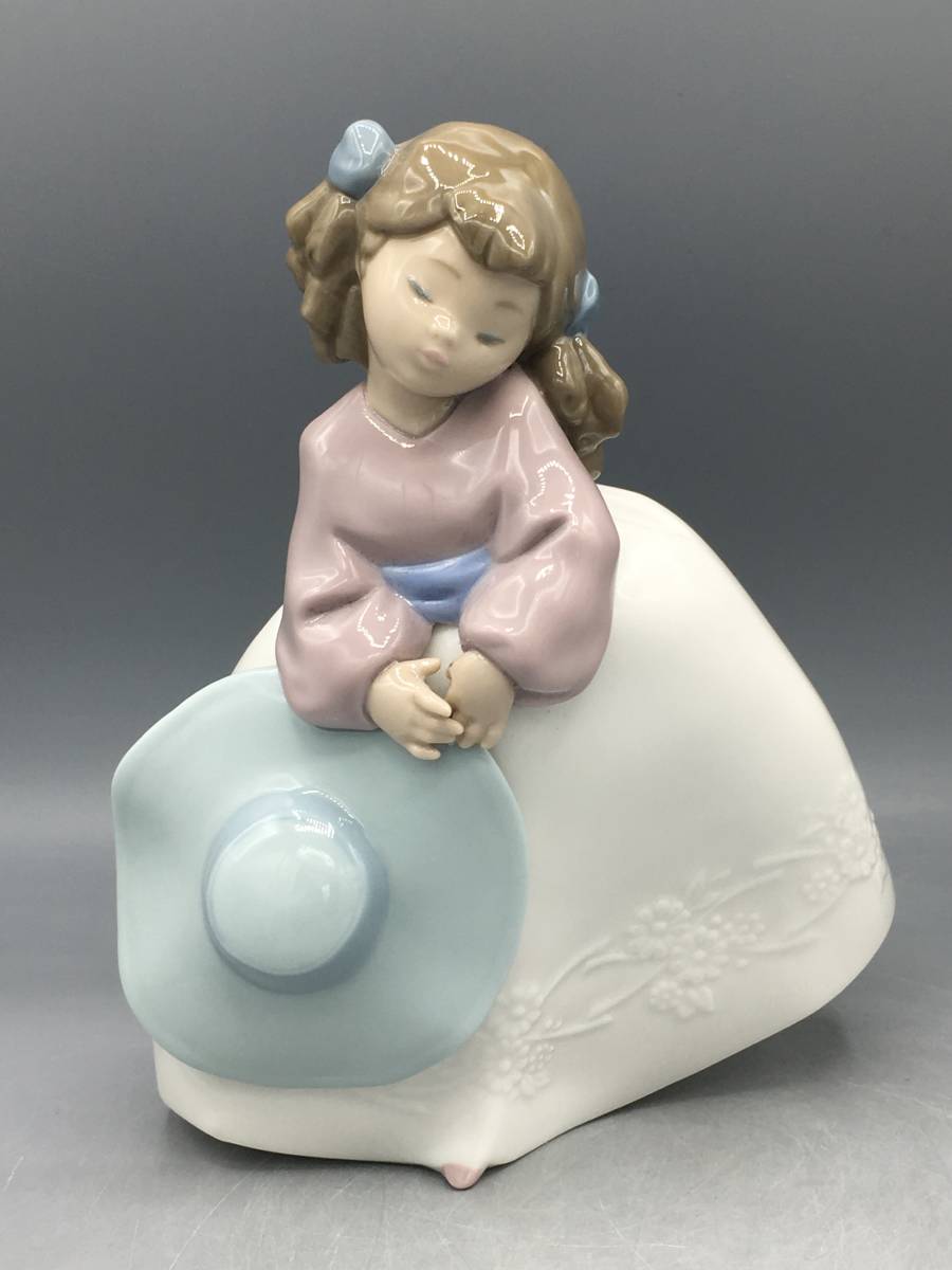 リヤドロ LLADRO ナオ 陶器人形 1329 少女 女の子 フィギュリン スペイン製 陶器 置物 リアドロ_画像1