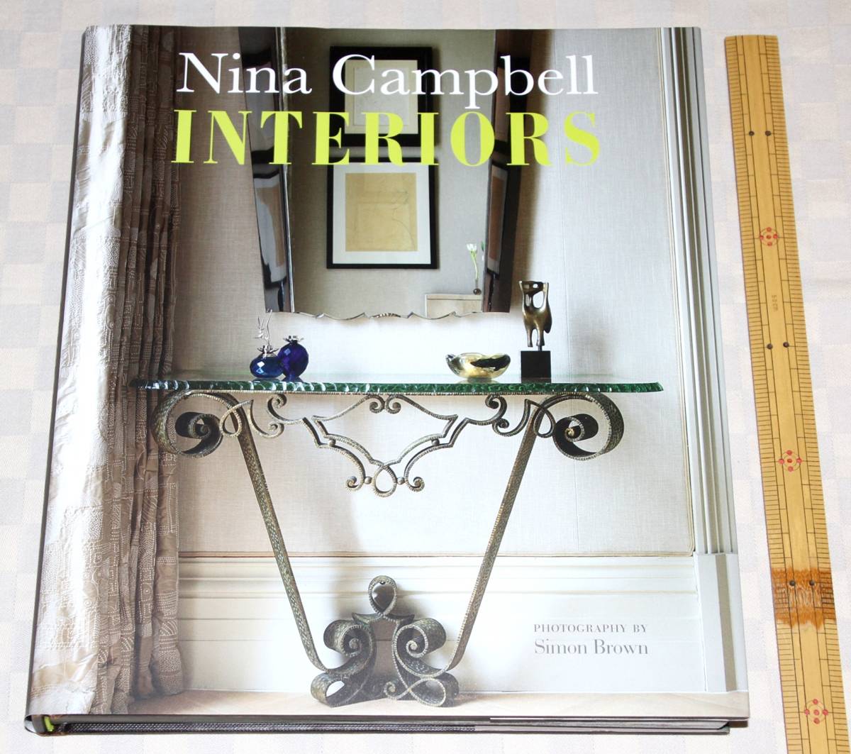 洋書　Nina Campbell 　Interiors　ニーナ・キャンベルのインテリア　2013年　特大型　中古本_画像1