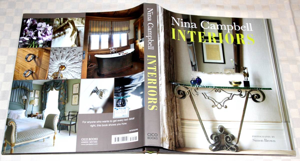 洋書 Nina Campbell  Interiors ニーナ・キャンベルのインテリア 2013年 特大型 中古本の画像3