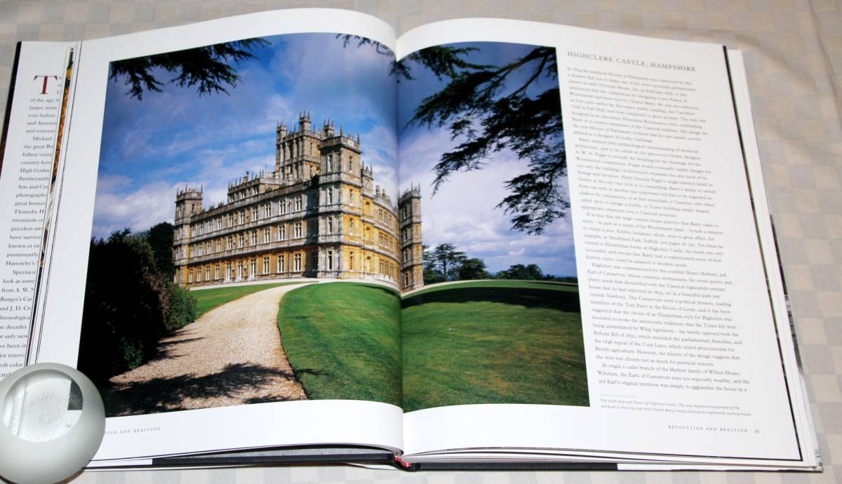 洋書　Lasting Elegance: English Country Houses 1830-1900 　永遠のエレガンス：　英国のカントリーハウス　2009年　特大型　中古本_画像4