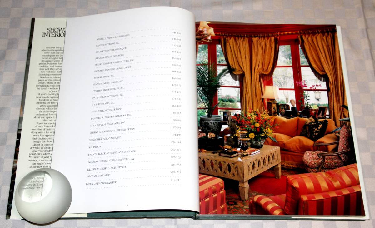  foreign book Showcase of Interior Design: Southern Edition II 1996 year interior * design * showcase large used book