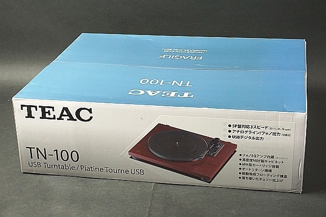 Yahoo!オークション - TEAC ティアック TN-100 USB対応 ターンテー...