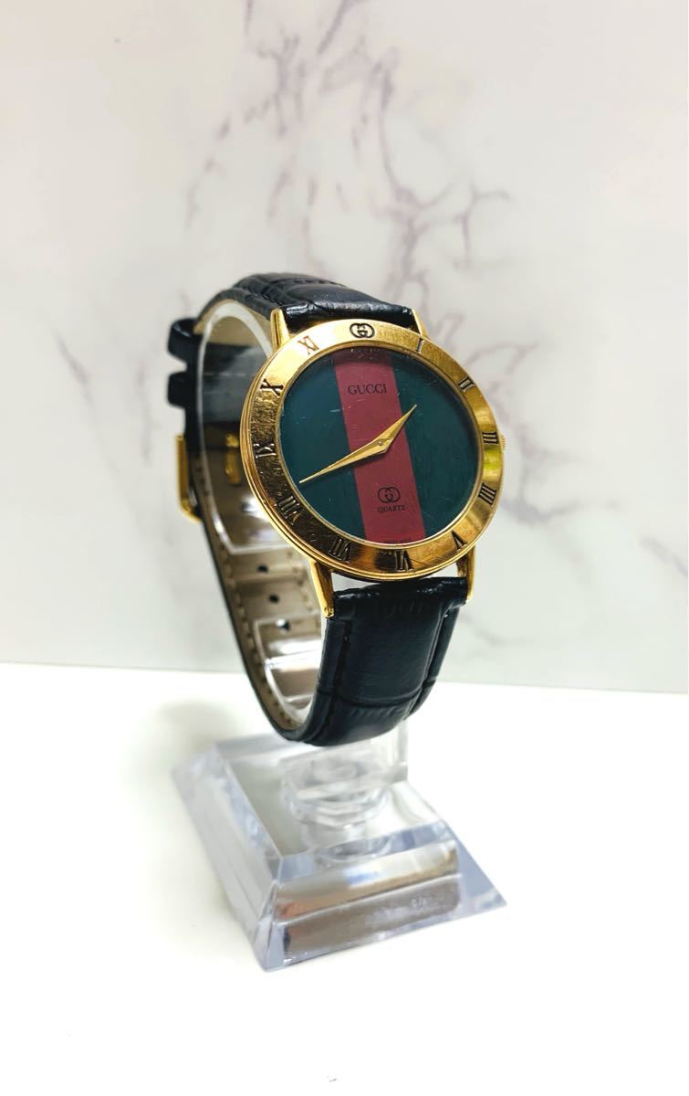 24時間限定! 新品未使用 クォーツ GUCCI スイス製 グッチ 高級腕時計