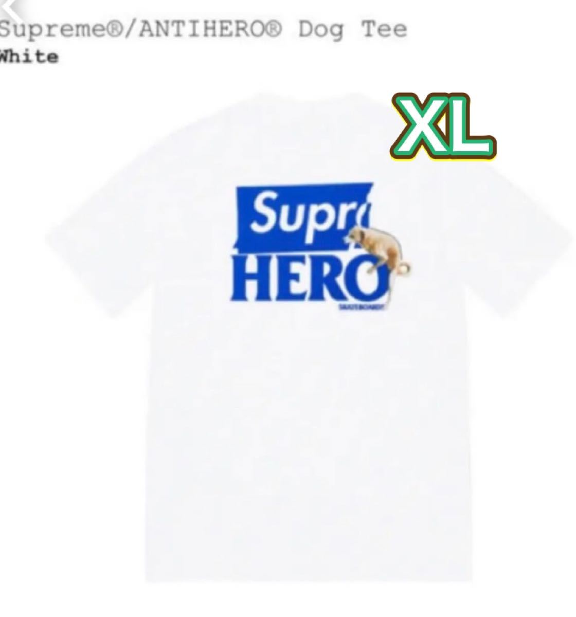 メール便対応! Supreme Anti Hero Dog Tee 白 XL - 通販 - www