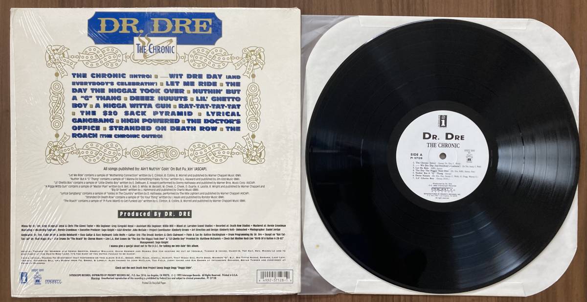 Dr. Dre　ドクター・ドレー　アナログ盤 『The Chronic ザ・クロニック』　USオリジナル・LP　1992　Interscope Records P1 57128_画像2