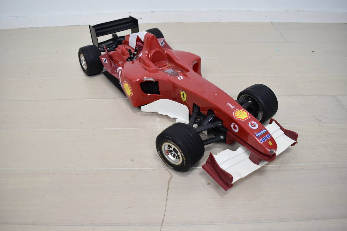 ☆たぶん未走行☆1/8 フェラーリ フォーミュラカー ラジコン エンジン