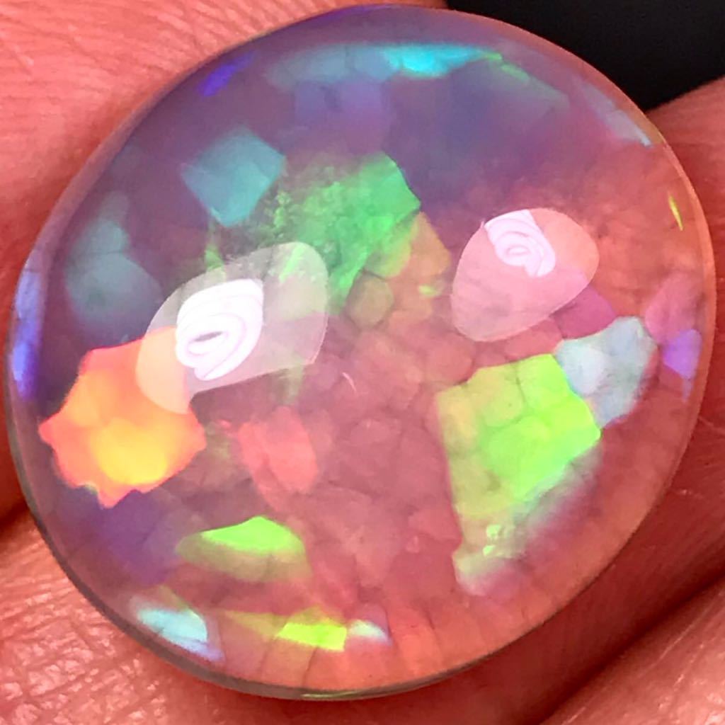 ☆超激レア!! 12.82ct AAAA☆ 天然 ハニカム オパール ダーク
