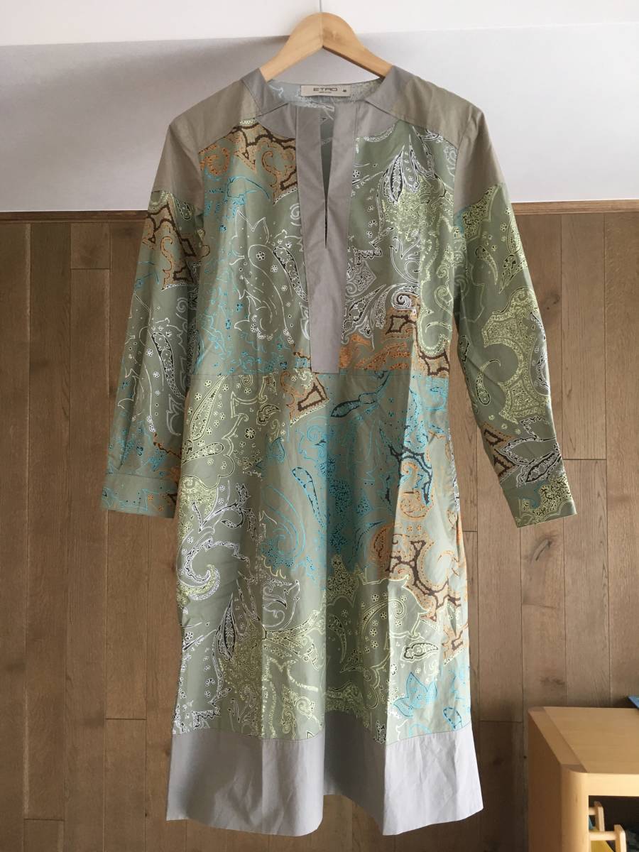 美品 ETROエトロ ワンピース46 www.hydrex.pe