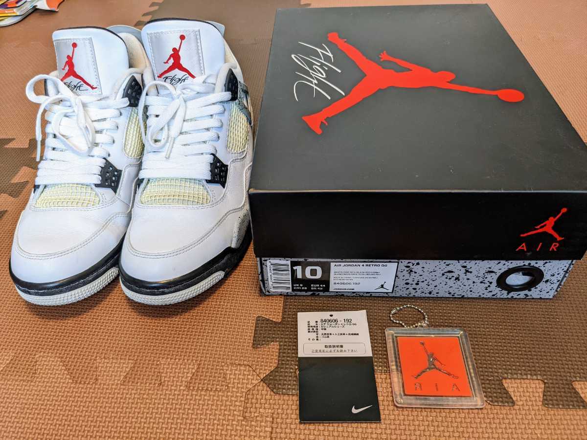 AIR JORDAN 4 RETRO OG エア ジョーダン 4レトロ ホワイトセメント