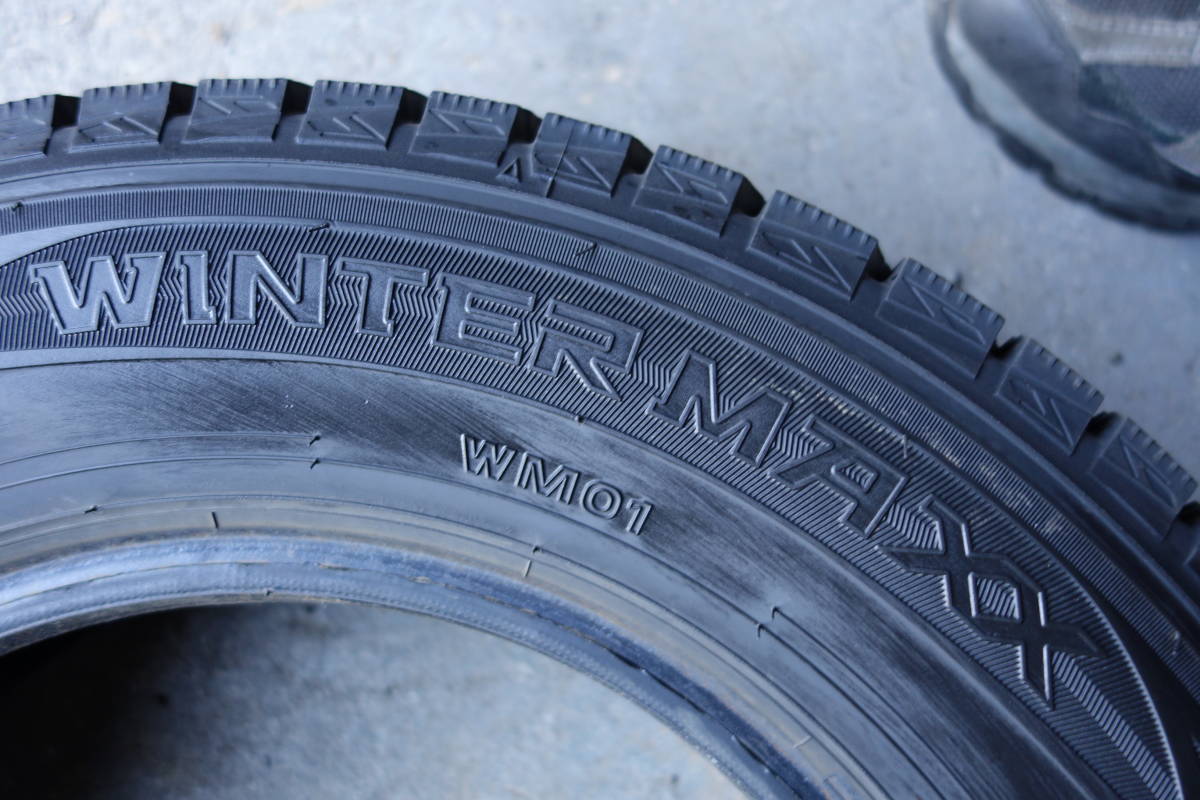 ほぼ新品.2019年製 スタットレス 155/80R13 ダンロップ WINTERMAXX WM01 ４本 b-89_画像7