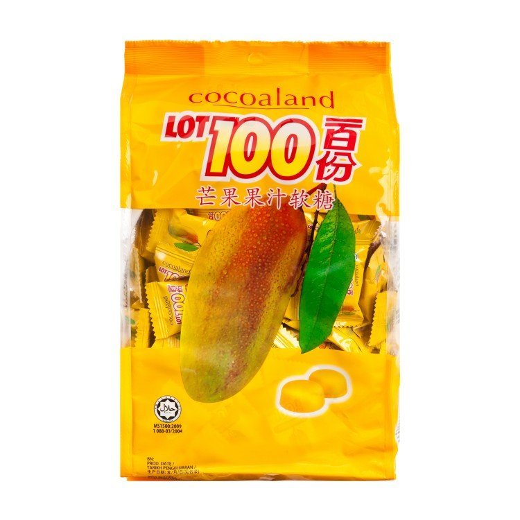 【輸入菓子】Cocoaland LOT100 Mango Gummy Candy マンゴーグミ マレーシア製◆たっぷり大容量 1kg★濃厚 おすすめ♪♪_画像1