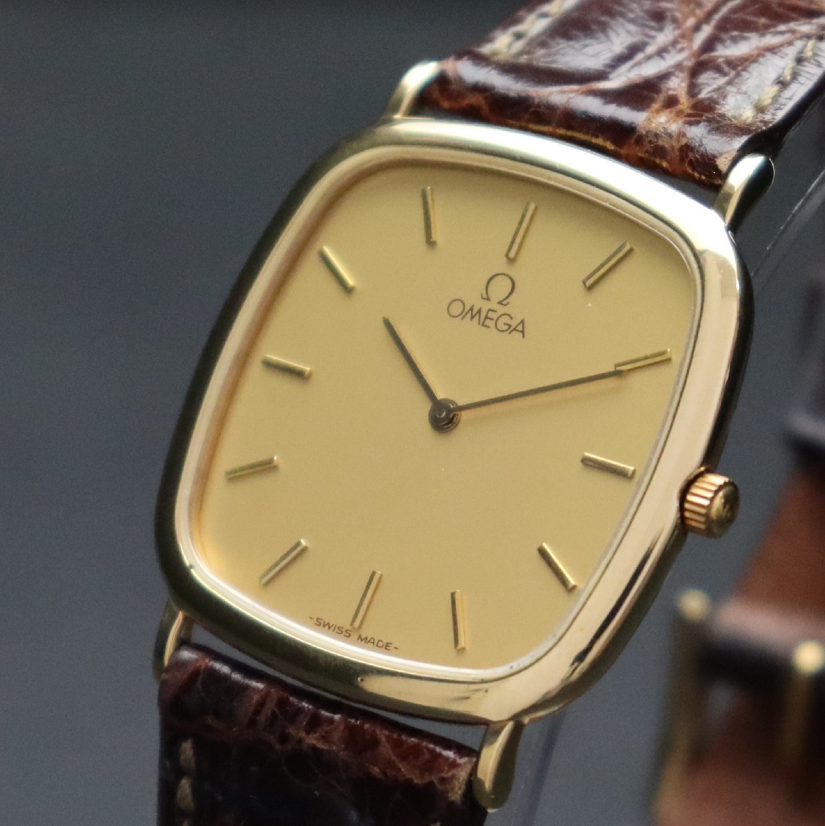 美品 OMEGA DE VILLE オメガ デビル Ref.195.0077.2 Cal.1378 クォーツ