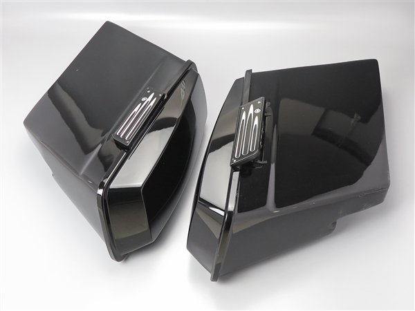 ★ツーリング/'93-'13 Device ディバイス エクステンド サドルバッグ/アレンネス ラッチ付き [A015/0019] DV-1850-BL