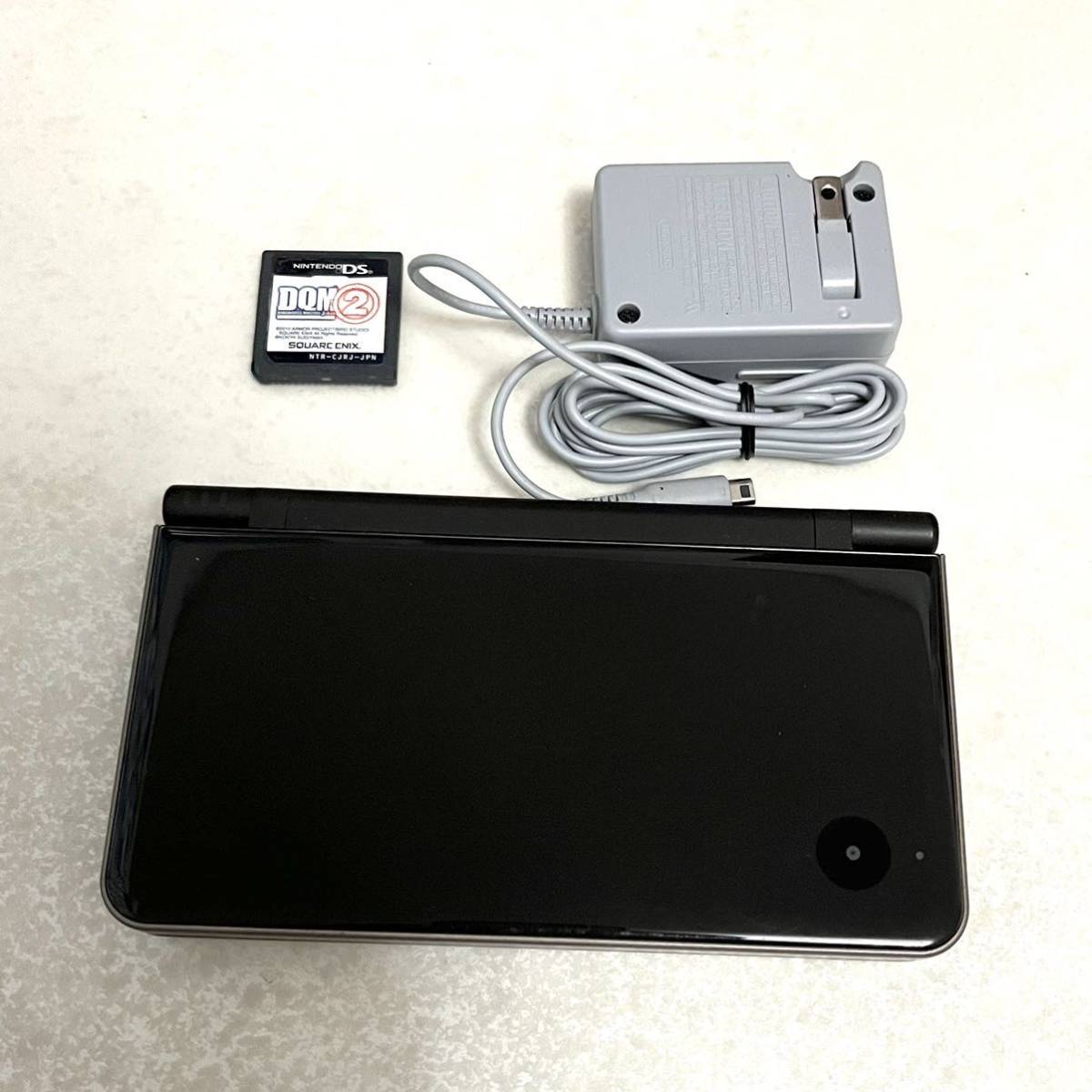 ニンテンドーDSi LL☆ダークブラウン本体&ACアダプターセット☆中古美