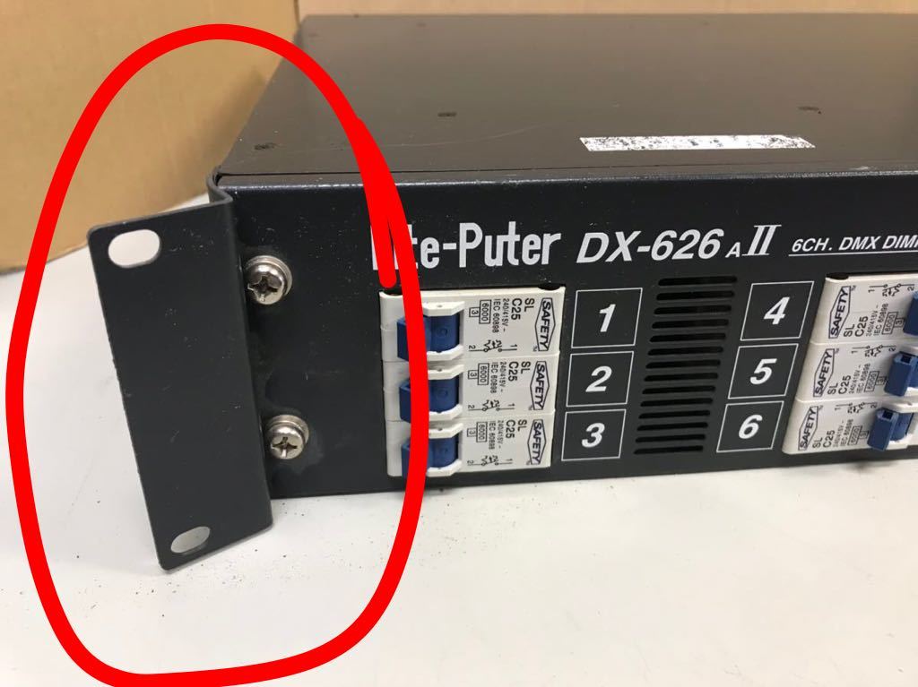 K844/ディマーユニット Lite-Puter DX-626AII 6CH DMX DIMMER PACK