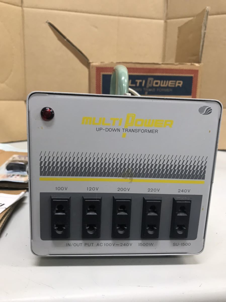 K825/SWALLOW ELECTRIC スワロー MULTI POWER マルチパワー 海外 旅行