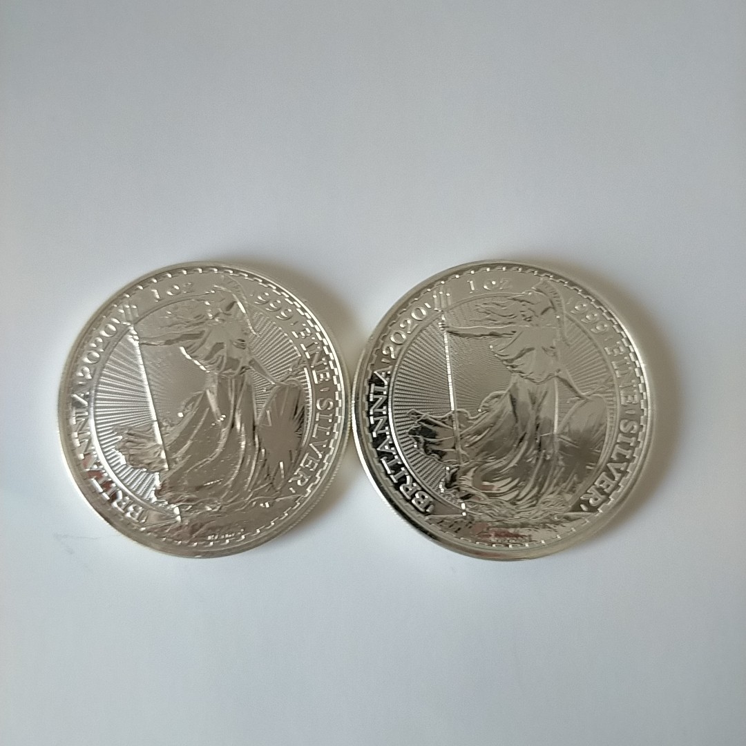 ブリタニア 銀貨 1オンス 2枚 | michiemee.ca