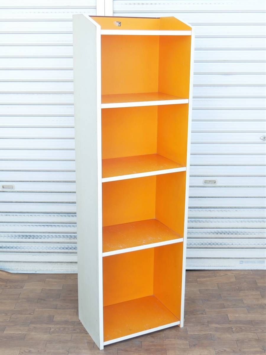 # Royal * Showa Retro pop 4 уровень цвет box * книжный шкаф / шкаф [ orange ]#2