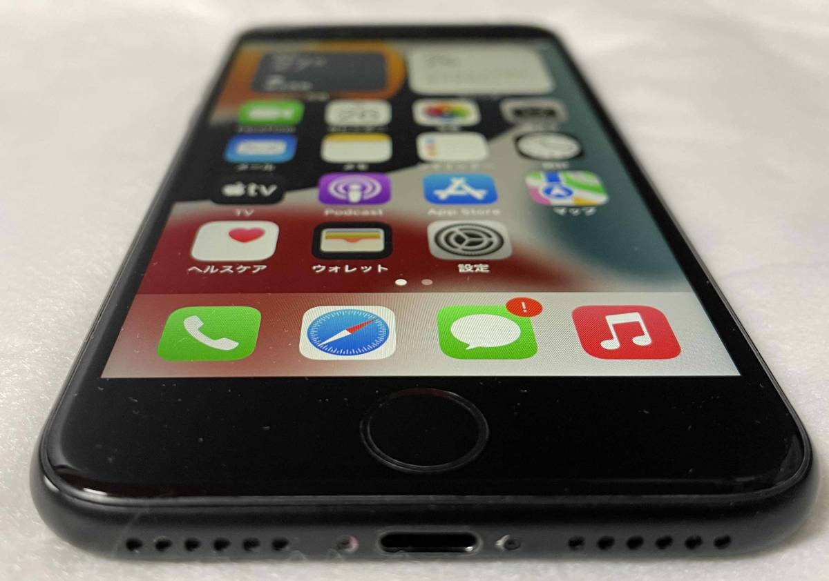 美品】 iPhone SE 第2世代 MXD02J/A Black 128GB Apple Store購入品