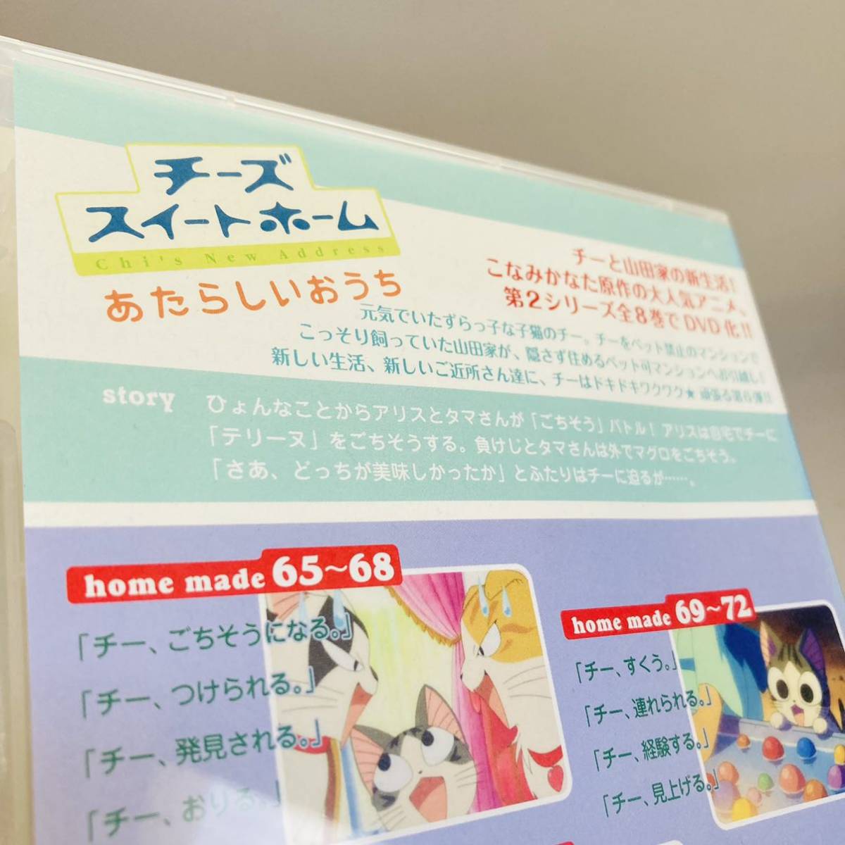 989.送料無料☆チーズ　スイートホーム　あたらしいおうち　チー、はしゃぐ。　DVD チー　山田家　ネコ　猫　アニメ_画像6