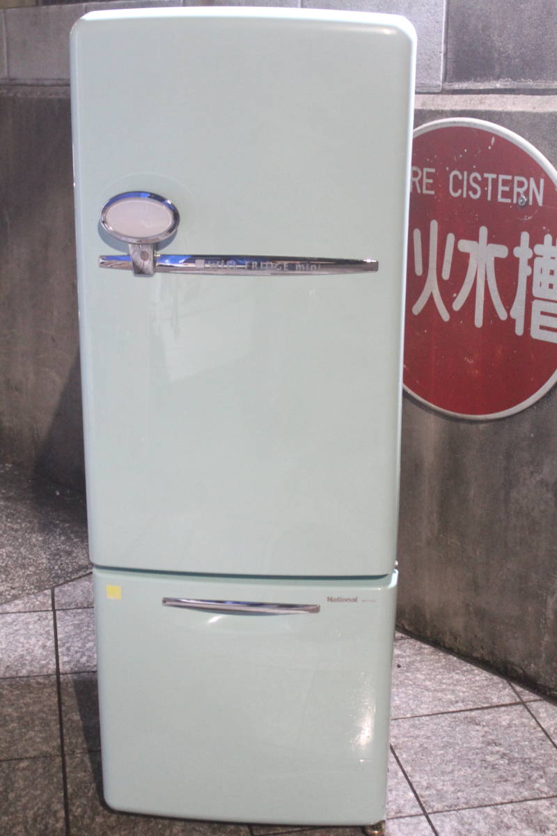 WiLL FRIDGE mini 冷蔵庫 レトロ ナショナル 冷凍冷蔵庫 白-