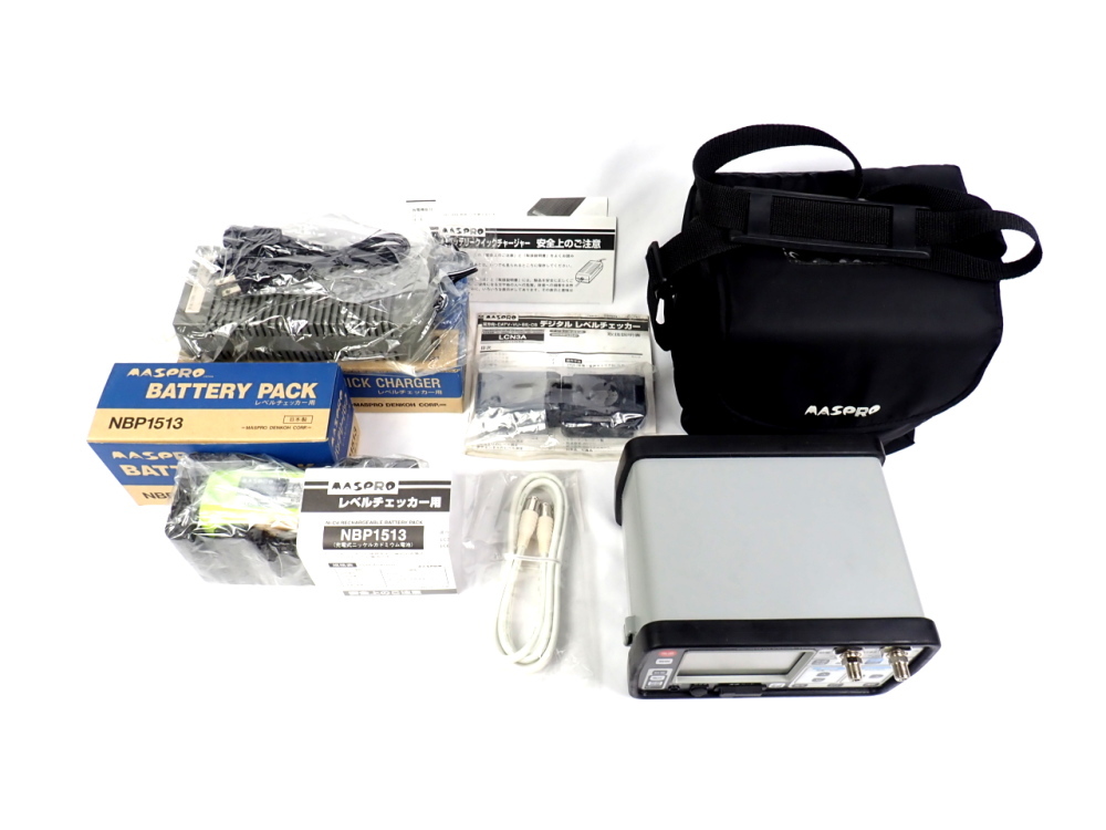 双方向 MASPRO マスプロ デジタルレベルチェッカー LCN3A 付属品完備