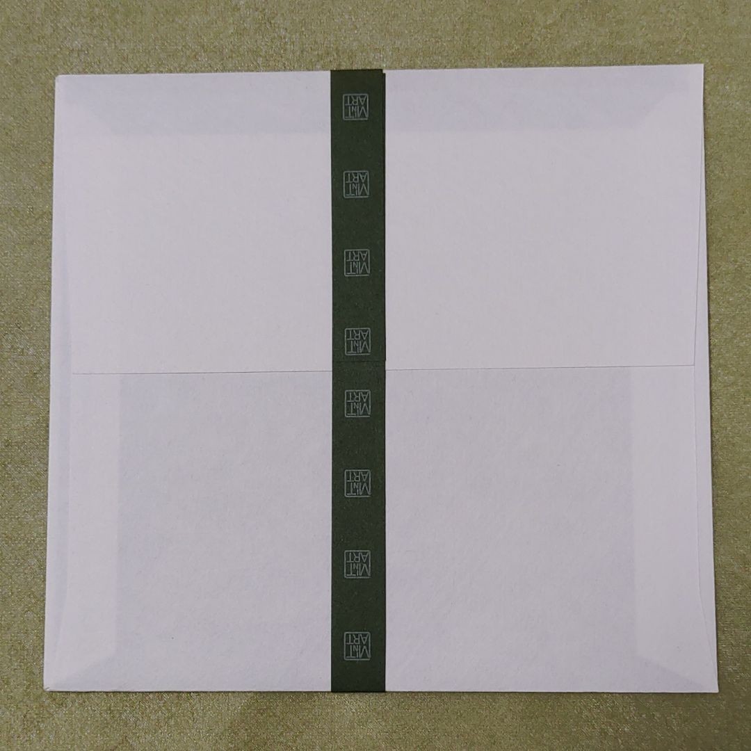 屏風カード・封筒 2枚セット 群仙図屏風 左右隻 グリーンカード｜PayPayフリマ