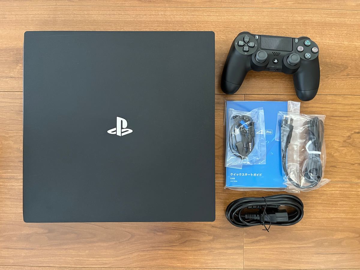 PlayStation 4 pro 1TB ソフト2本付き-