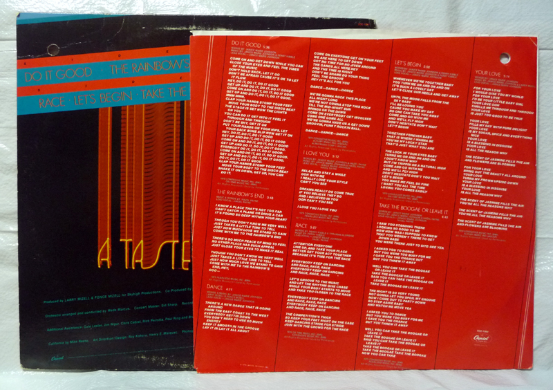 M/JB359/A TASTE OF HONEY/ANOTHER TASTE/DO IT GOOD収録USA盤LP 商品
