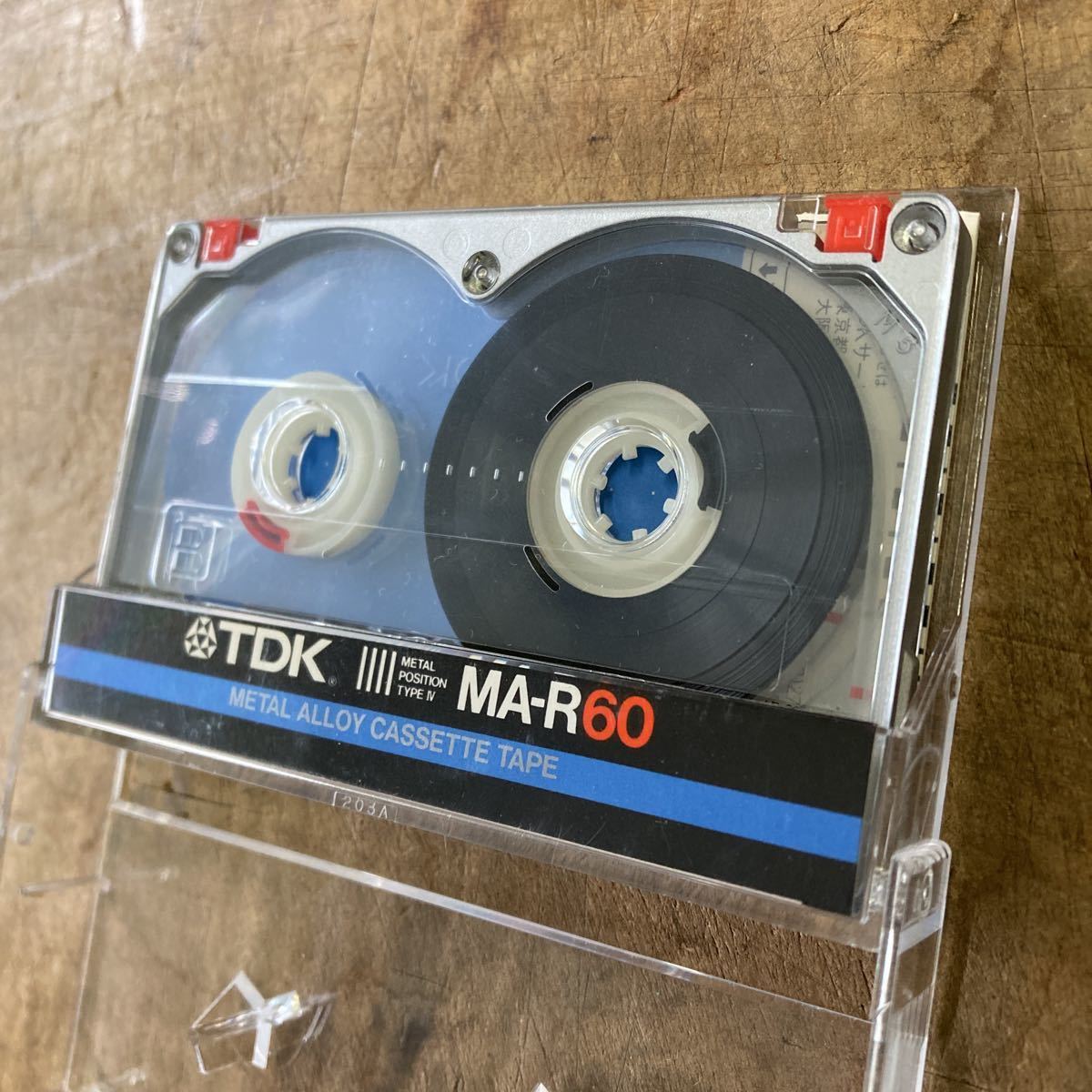 TDK MA-R60 カセットテープ メタルテープ METAL ケース付き 使用済み 