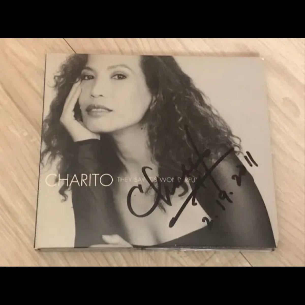 直筆サイン入り　歌手　CD JAZZ 名盤 ジャズ　チャリート　Charito