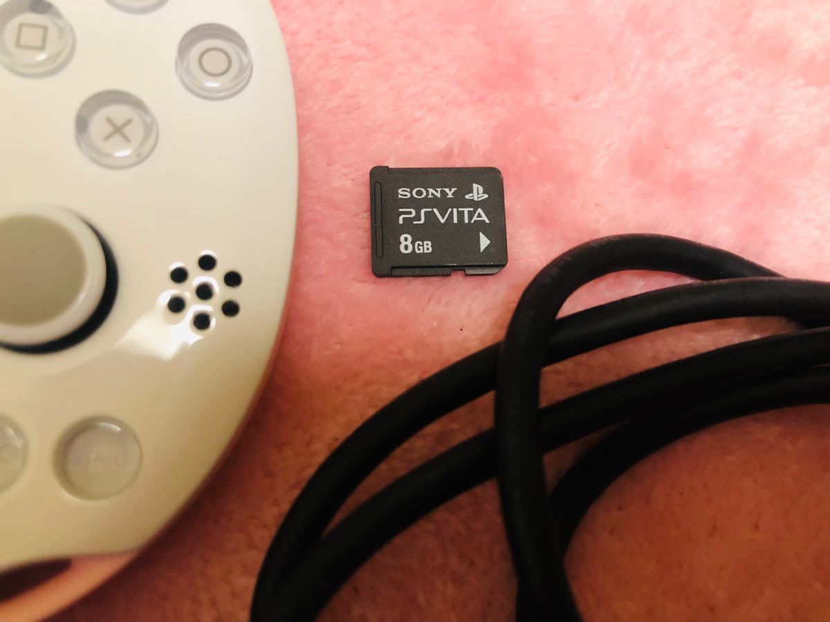 PS Vita PCH-2000 ライトピンク ホワイト 本体 ソフト付き SONY