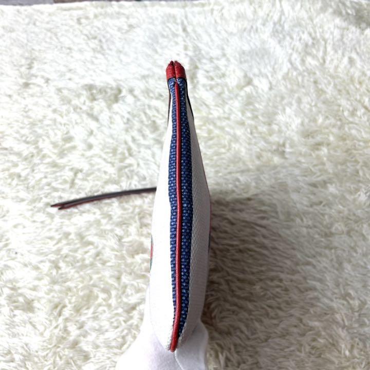 GUCCI グッチ シルヴィ ストライプ クラッチバッグ シェリーライン GG