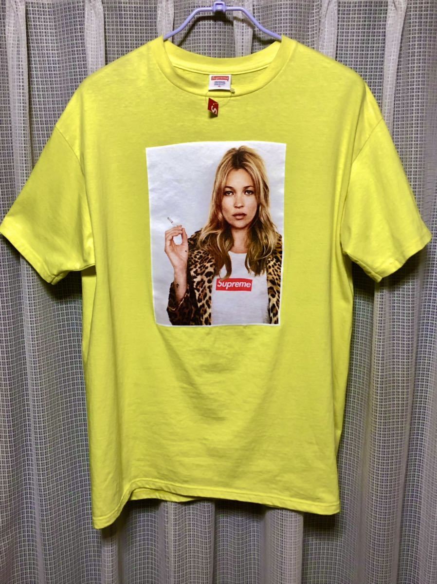 新品未使用 XL Supreme KATE MOSS Tee ケイトモス Tシャツ12SS 黄色
