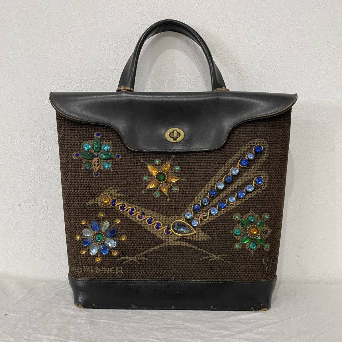  Vintage 60s 1965s ENID COLLINSenido Collins handbag biju- America antique hipi-220423