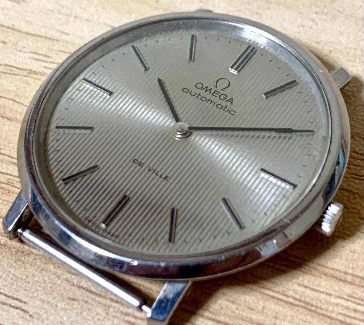 1円〜H OMEGA オメガ デビル シルバー文字盤 自動巻 アンティーク