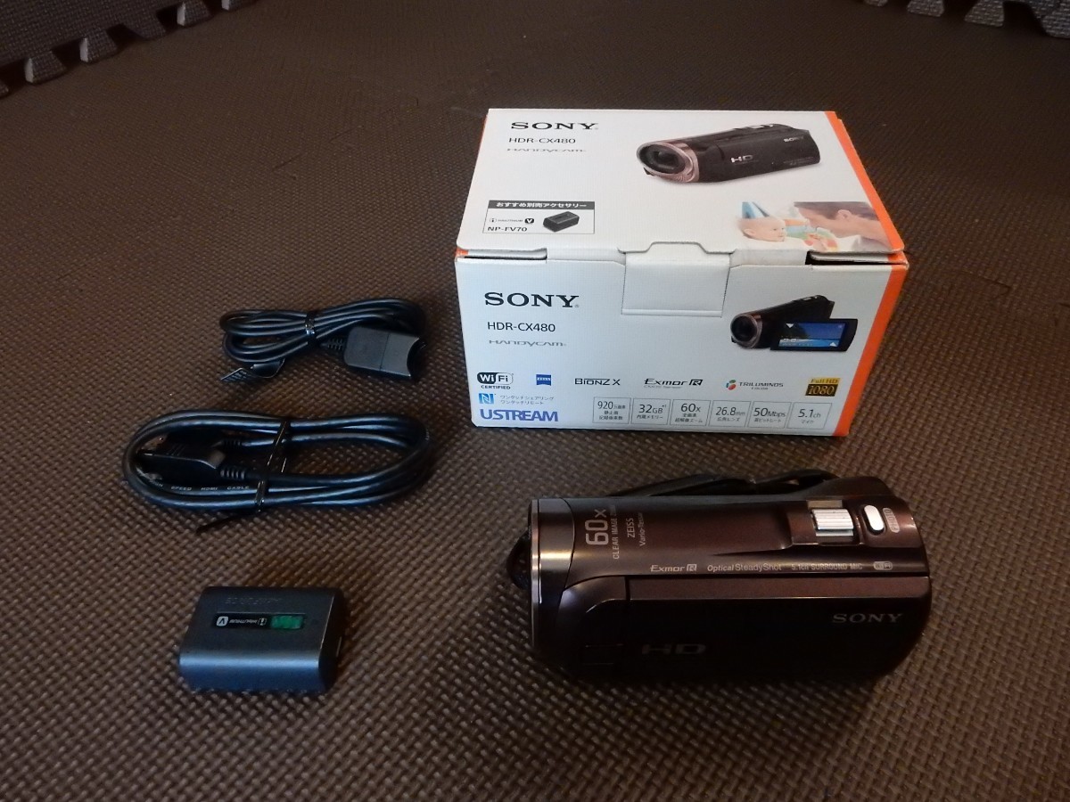 SONY HDR-CX480 デジタルHDビデオカメラレコーダー | studiodapaisagem