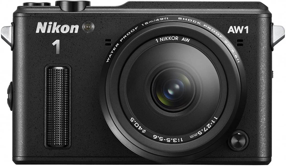 Nikon ミラーレス一眼カメラ Nikon1 AW1 防水ズームレンズキット ブラック (品)