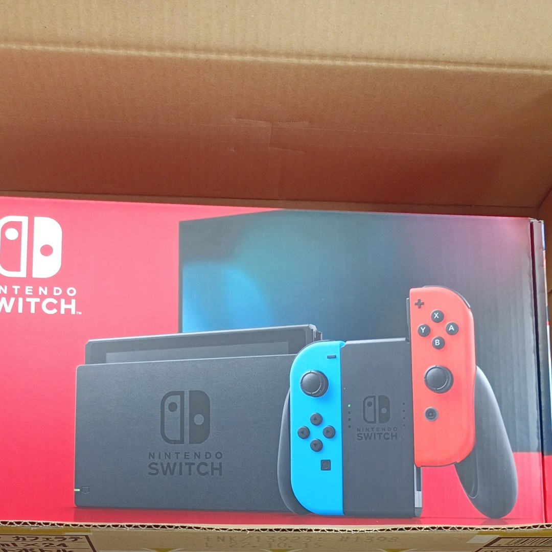 未開封新品】Nintendo Switch 本体 ネオンブルー/レッド dpt.fpik